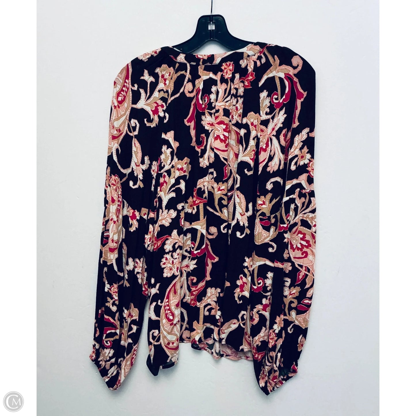 Top Long Sleeve By Wonderly In Brown, Size: Xxl