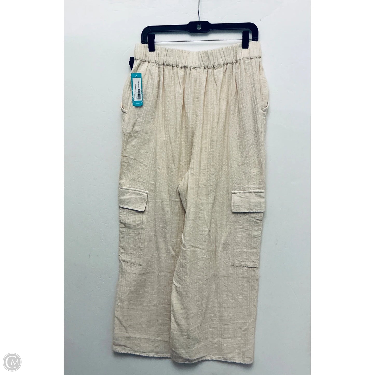 Pants Wide Leg By Clothes Mentor In Cream, Size: Xl