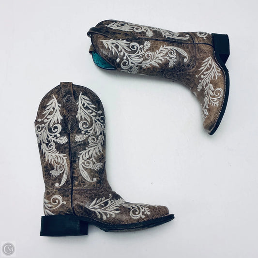 Boots Western By Corral In Brown, Size: 7