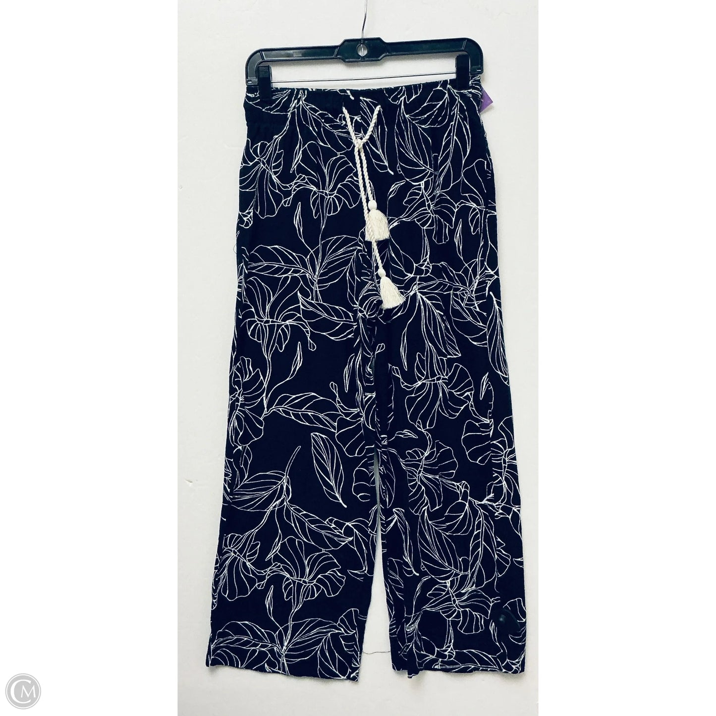 Pants Set 2pc By Calypso St Barth In Black & White, Size: S