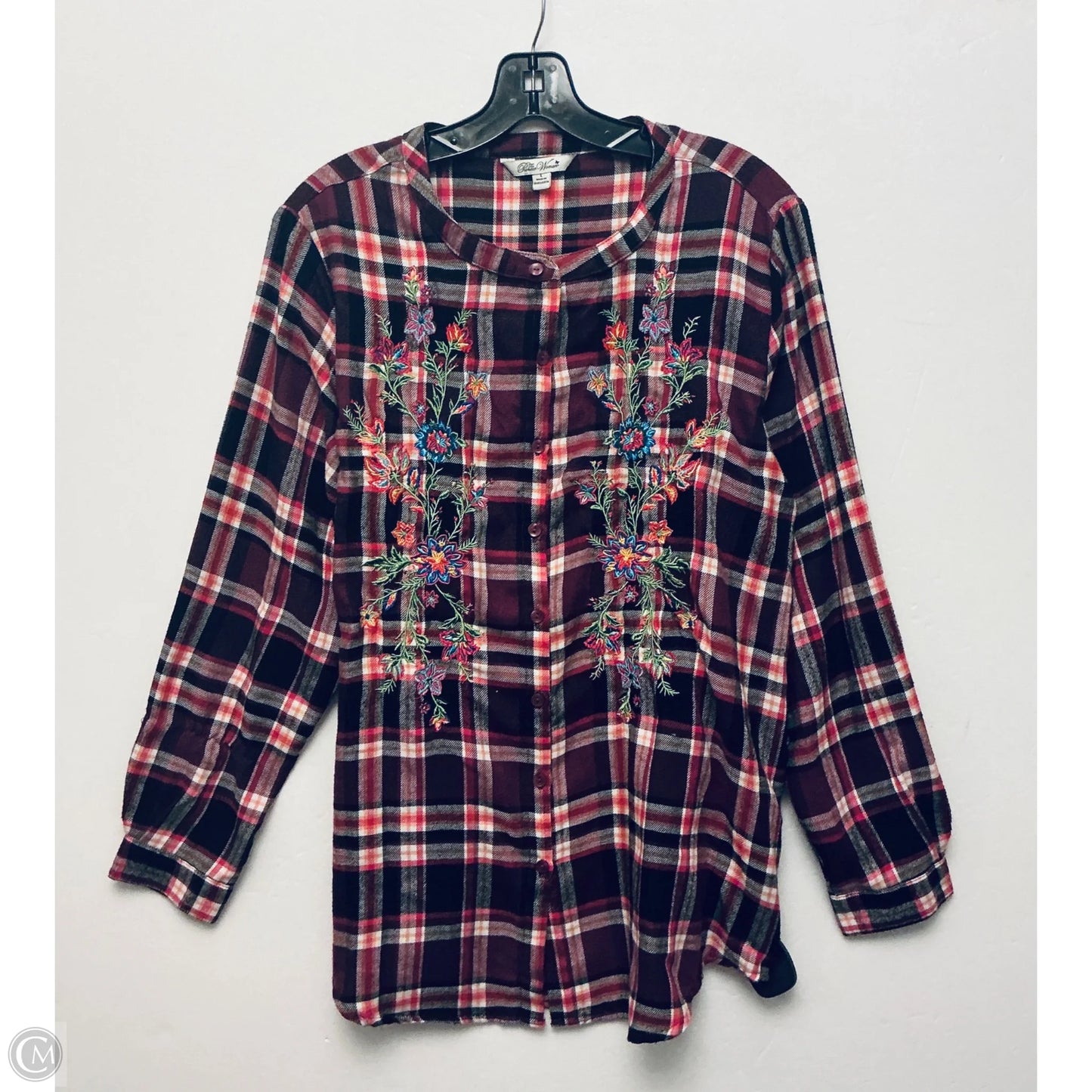 Top Long Sleeve By The Pioneer Woman In Purple, Size: L