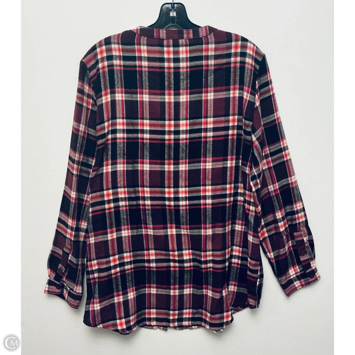 Top Long Sleeve By The Pioneer Woman In Purple, Size: L