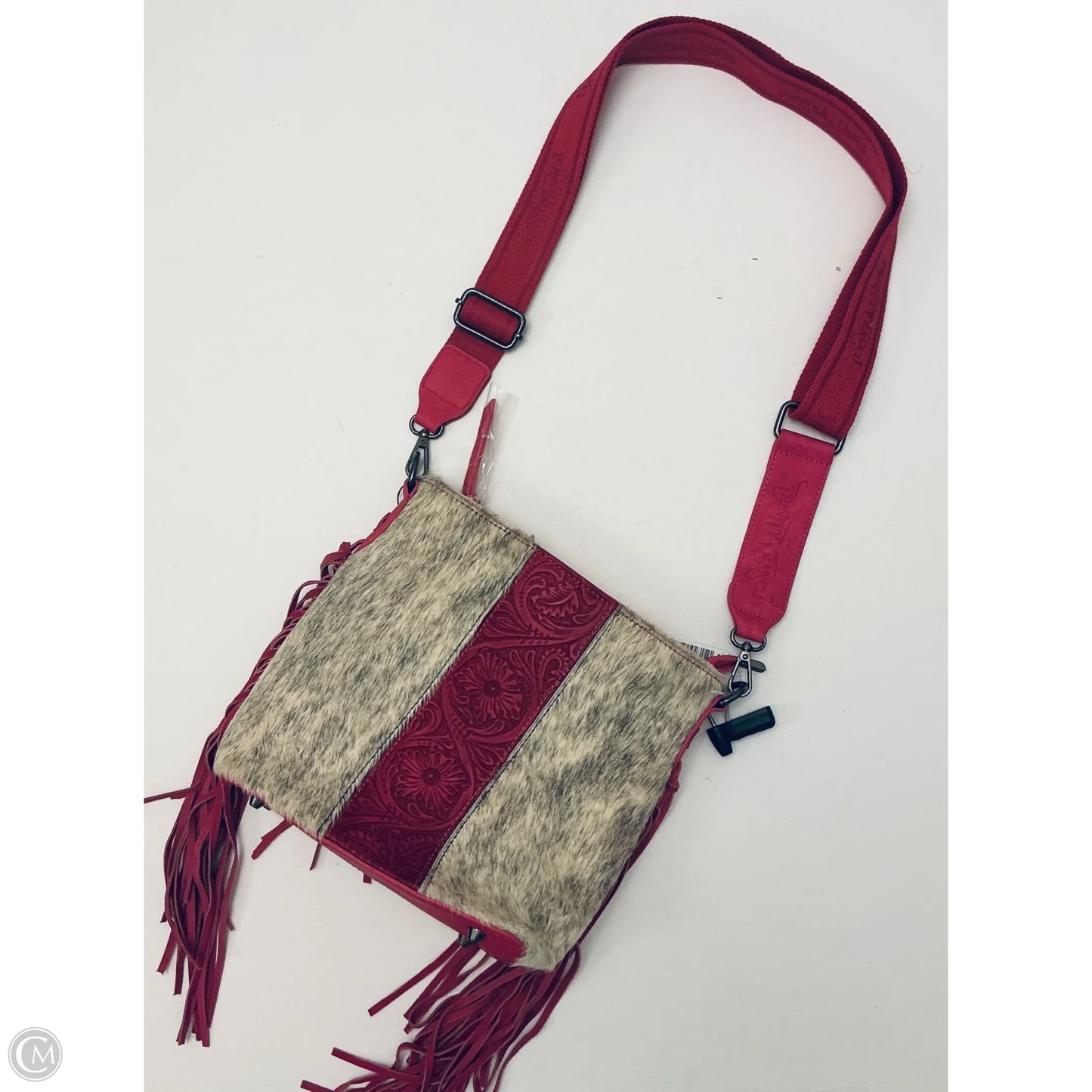 Handbag Leather By Clothes Mentor, Size: Medium