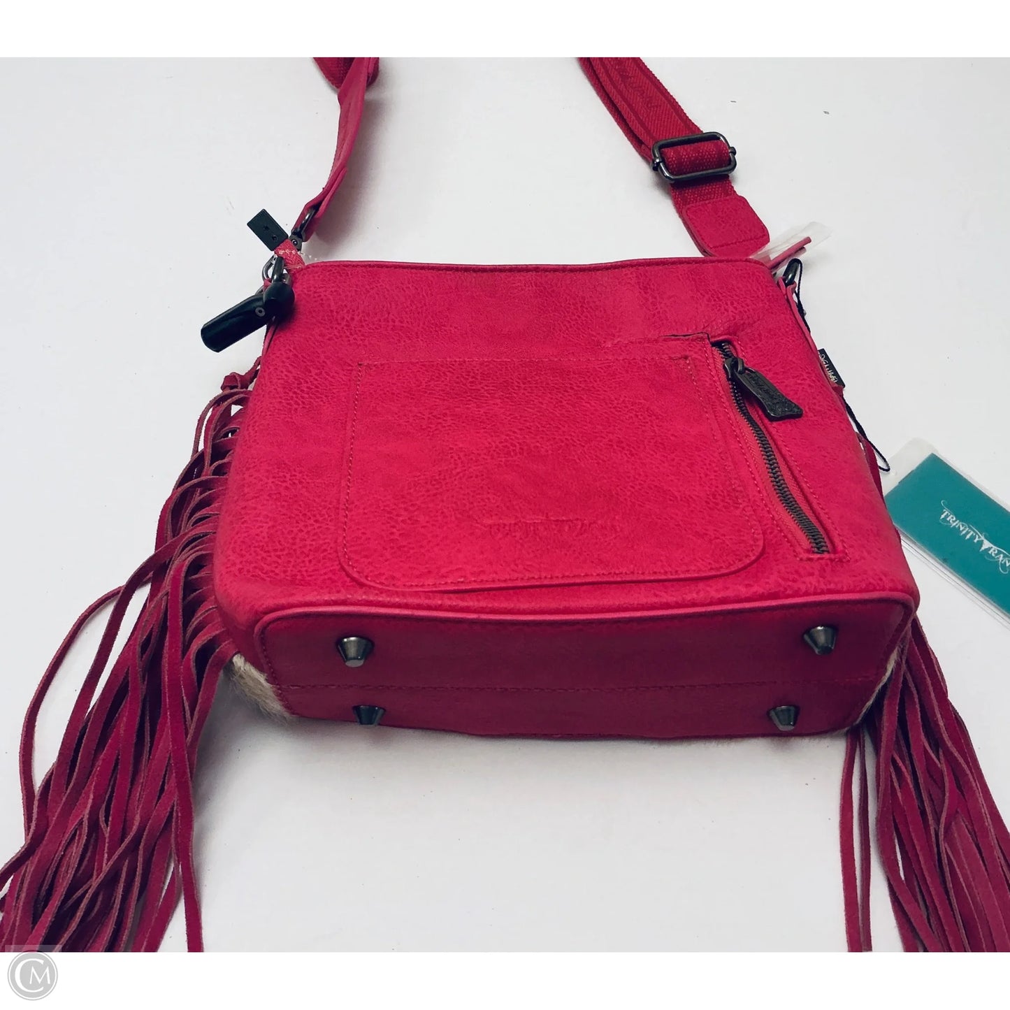 Handbag Leather By Clothes Mentor, Size: Medium