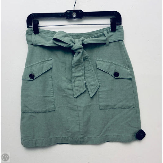 Skirt Midi By Ann Taylor In Green, Size: 2