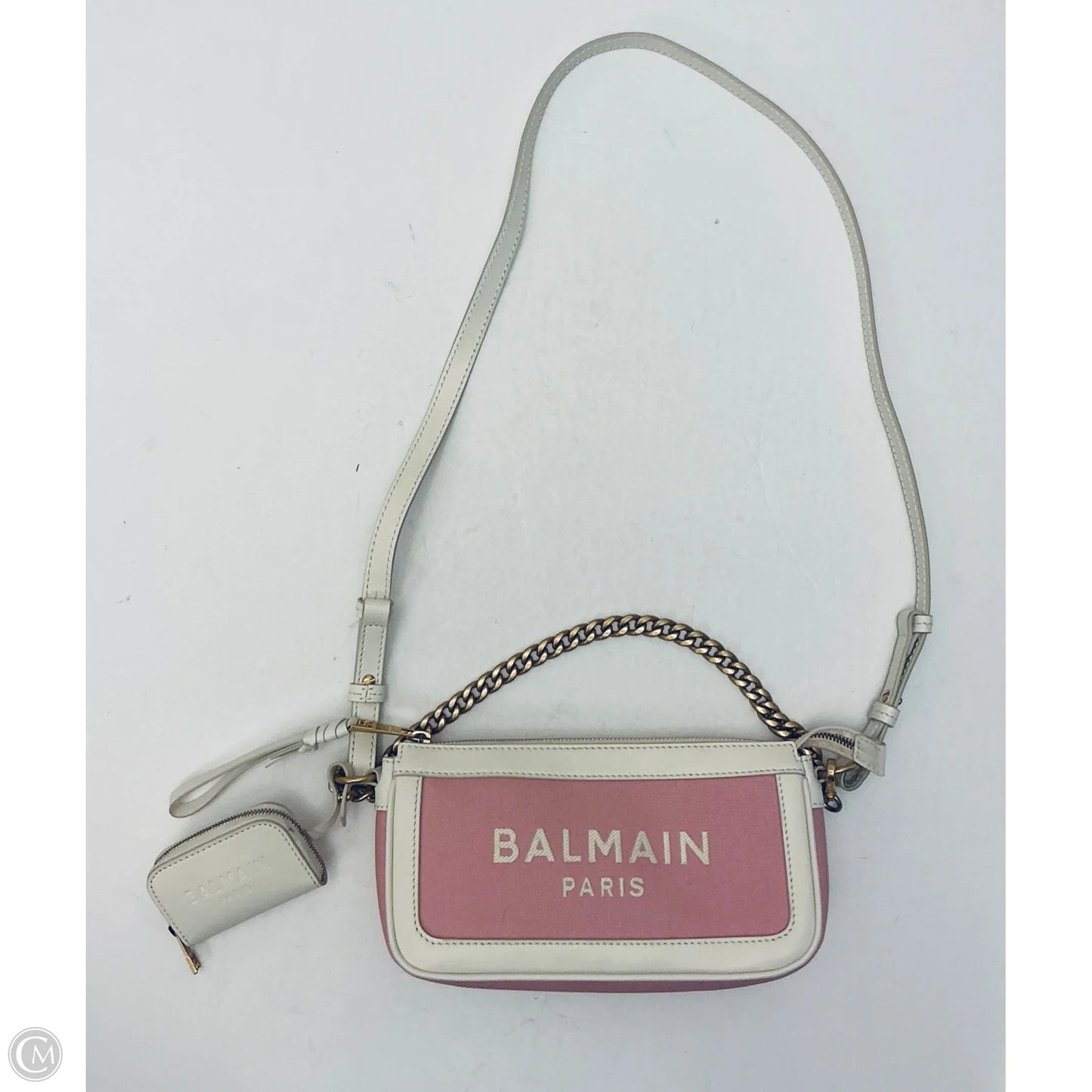 Handbag Luxury Designer By Balmain, Size: Small
