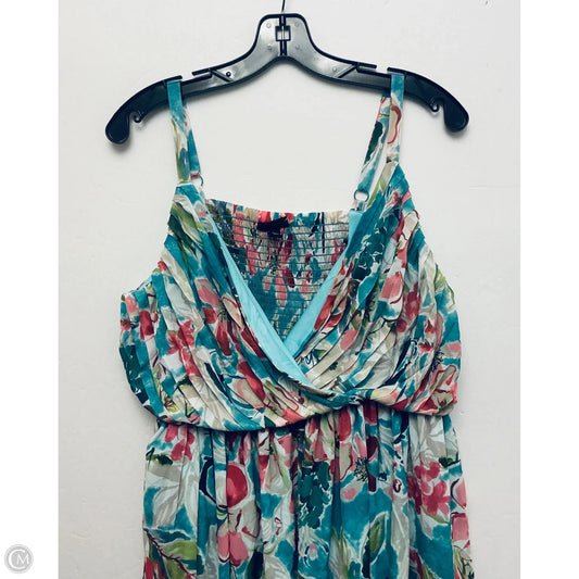 Dress Casual Midi By Torrid In Floral Print, Size: L