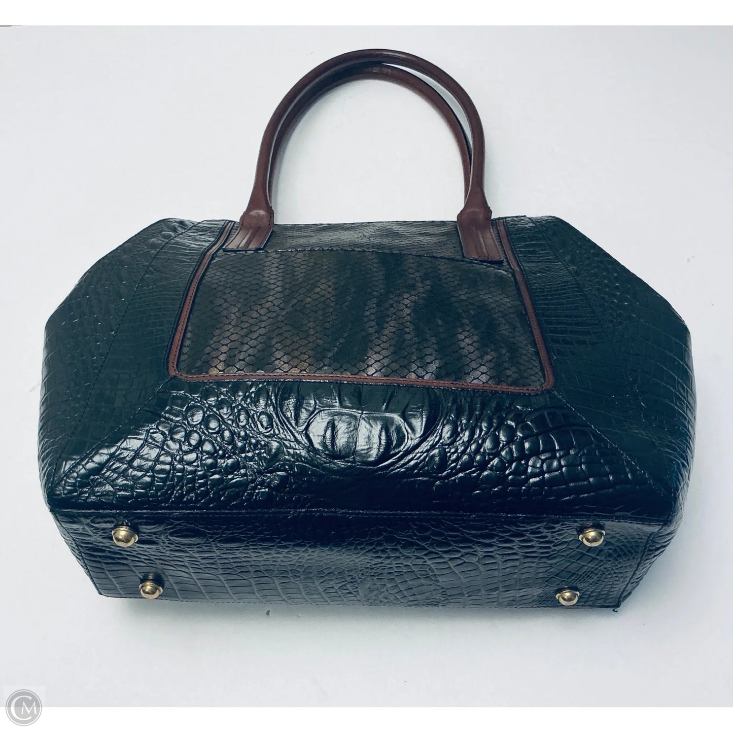 Handbag Designer By Brahmin, Size: Large