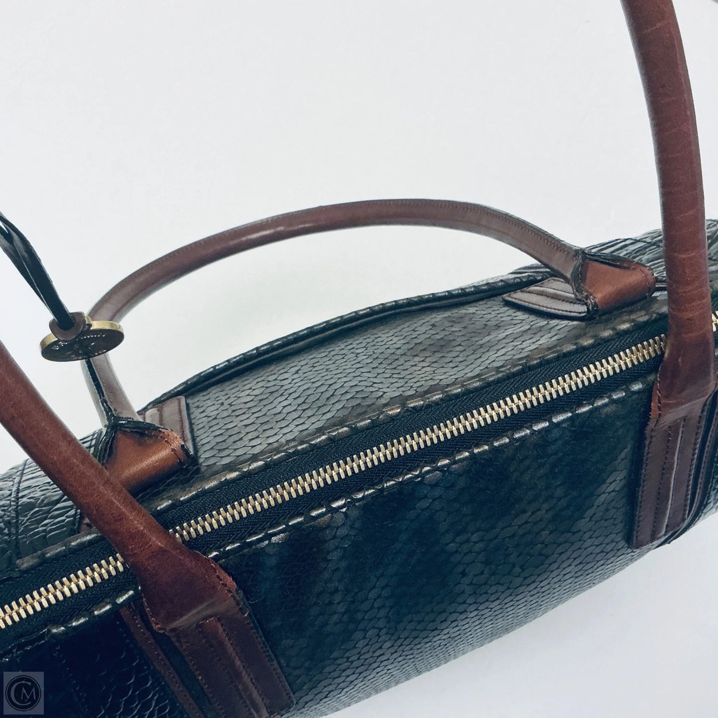 Handbag Designer By Brahmin, Size: Large