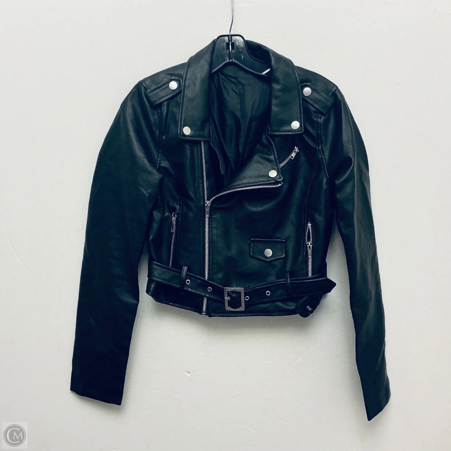 Jacket Moto By Windsor In Black, Size: M