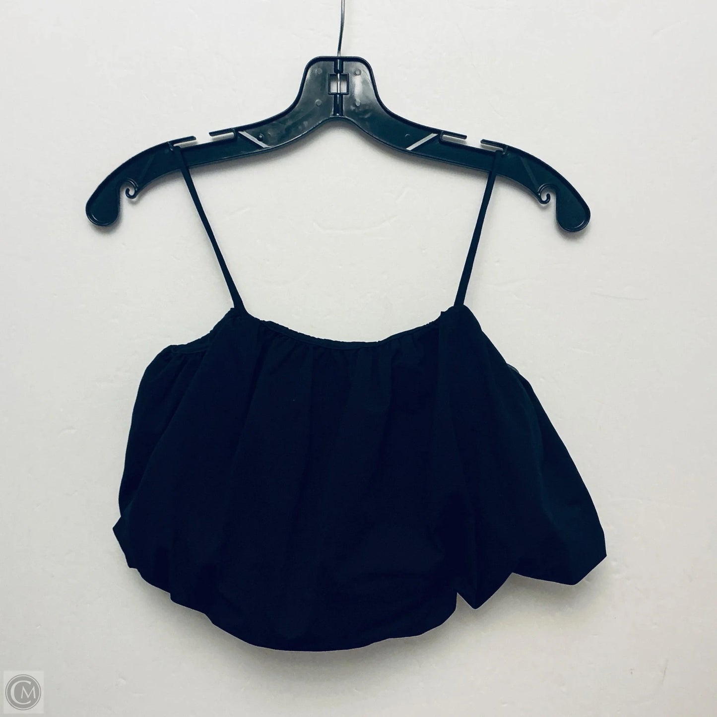 Top Sleeveless By H&m In Black, Size: S