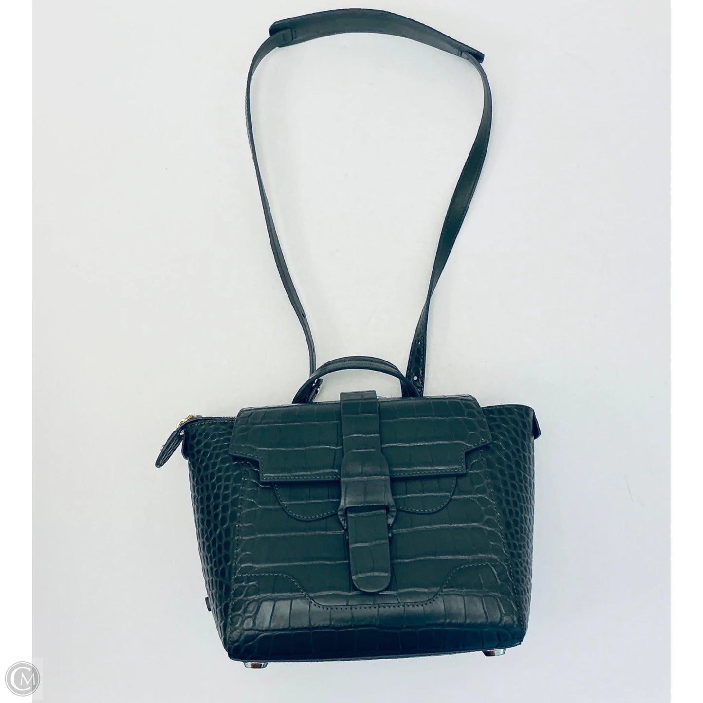 Handbag Leather By Cma, Size: Medium
