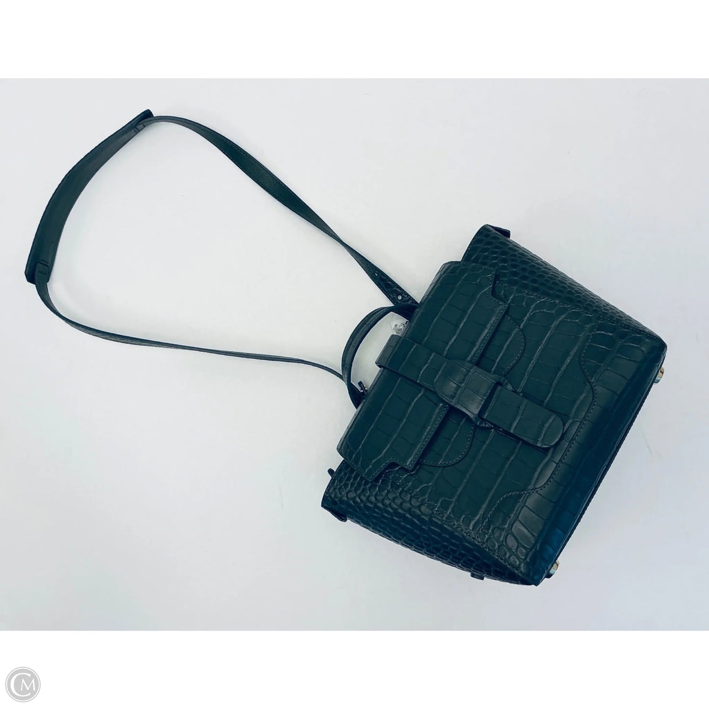 Handbag Leather By Cma, Size: Medium