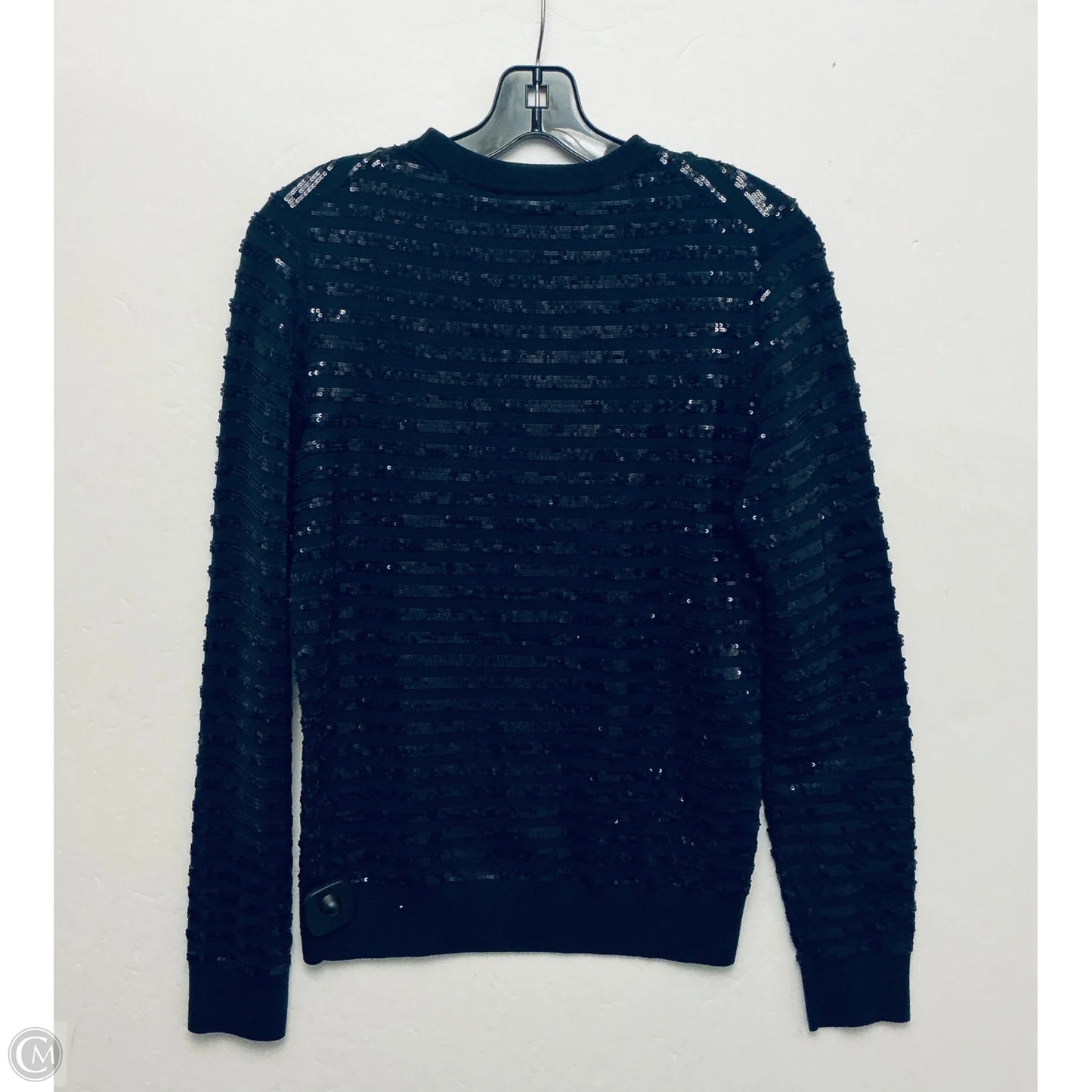 Top Long Sleeve Designer By Michael Kors Collection In Navy, Size: S