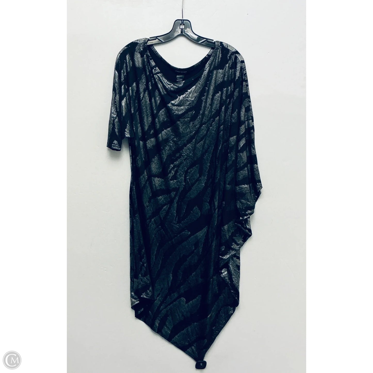 Dress Party Short By Ashley Stewart In Black & Silver, Size: Xxl