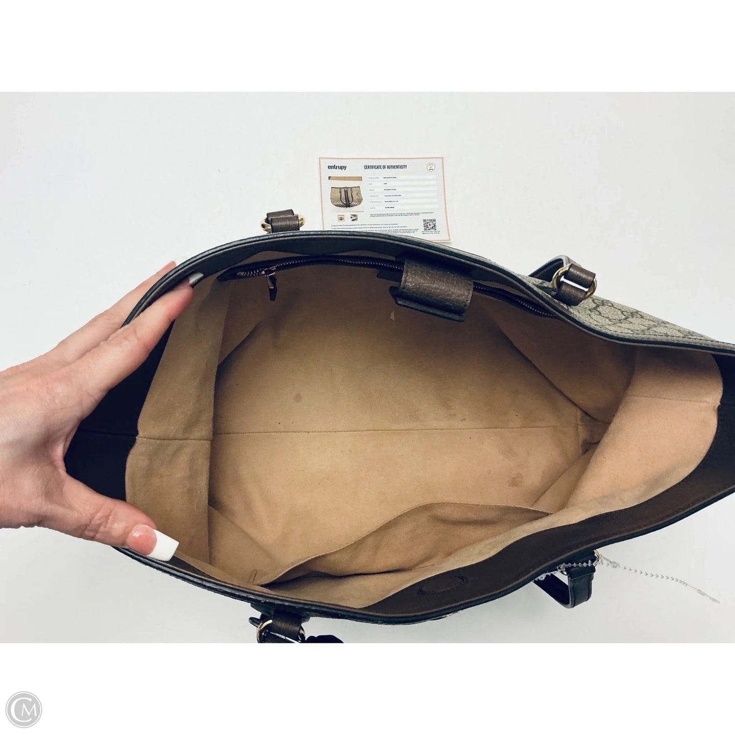 Tote Luxury Designer By Gucci, Size: Large