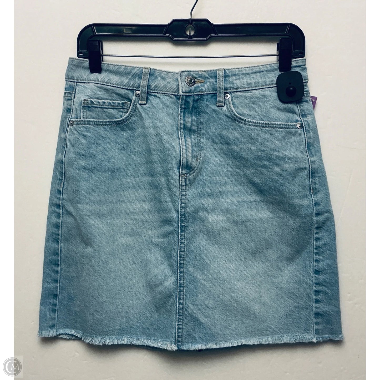 Skirt Mini & Short By Loft In Blue Denim, Size: 0