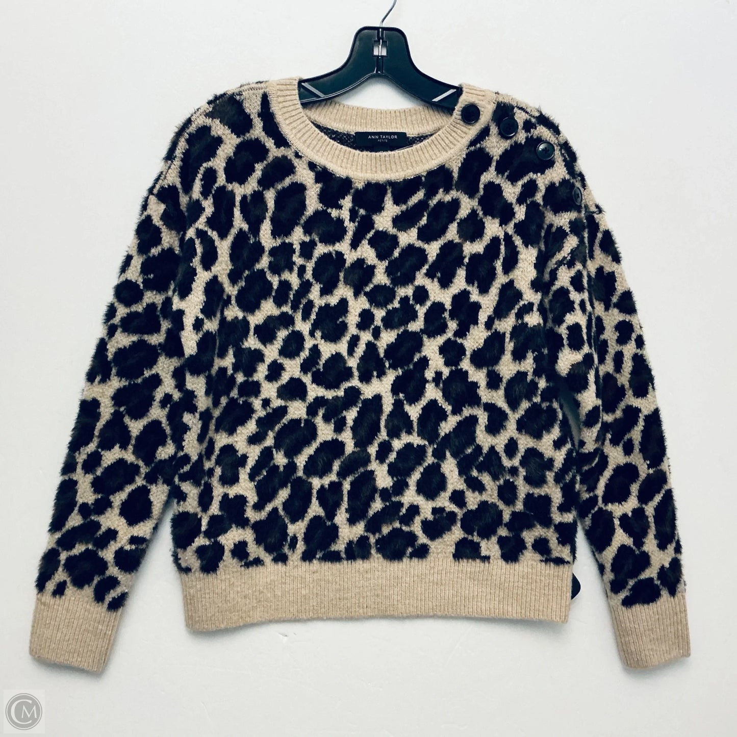 Sweater By Ann Taylor In Animal Print, Size: Sp