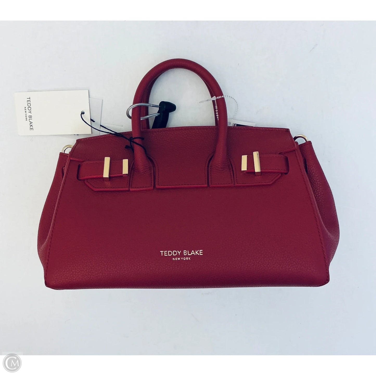 Handbag Leather By Cma, Size: Medium