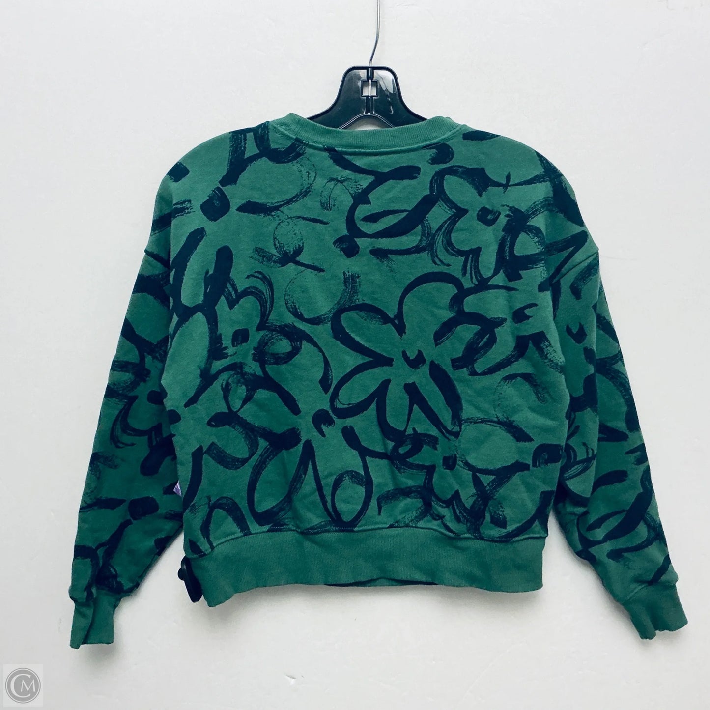 Sweatshirt Crewneck By Maeve In Green, Size: Xxsp