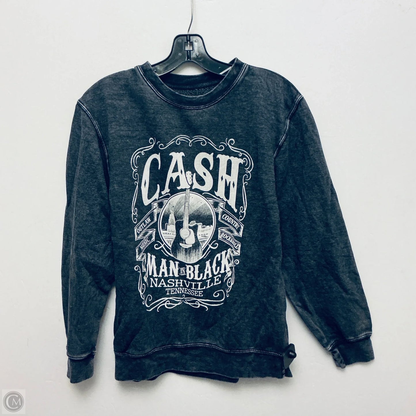 Sweatshirt Crewneck By Clothes Mentor In Grey, Size: S