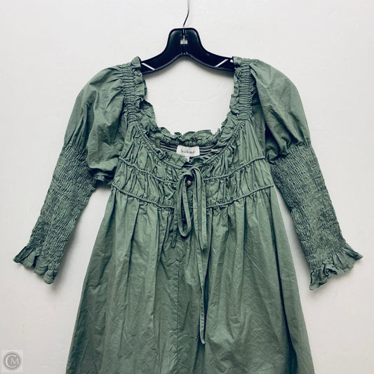 Dress Casual Midi By Bohme In Green, Size: Xs