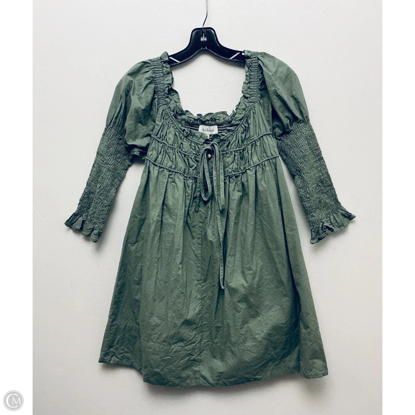 Dress Casual Midi By Bohme In Green, Size: Xs