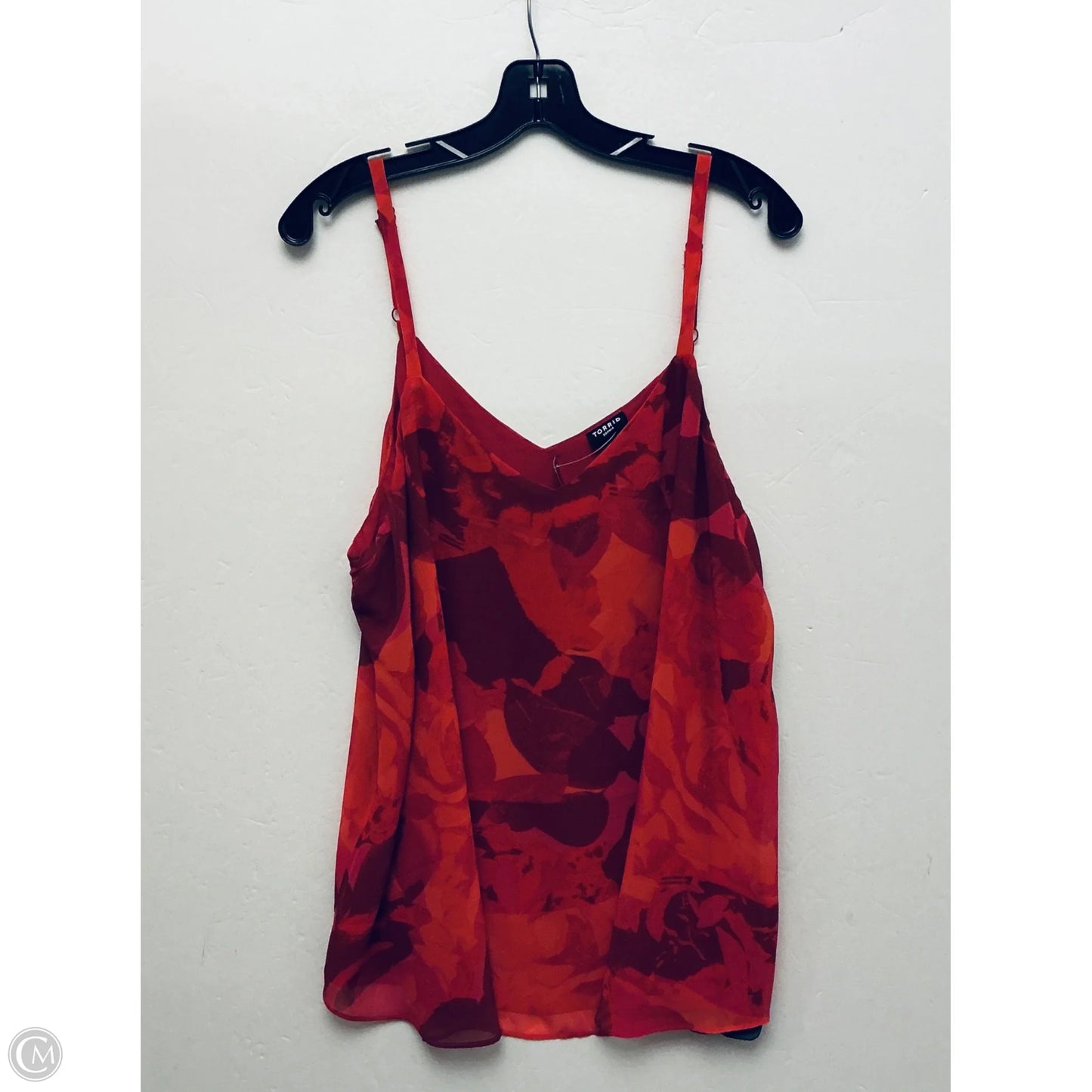 Top Sleeveless By Torrid In Pink & Red, Size: 2x