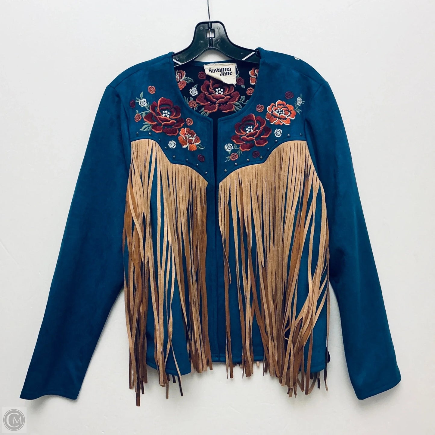 Jacket Other By Savanna Jane In Blue, Size: L