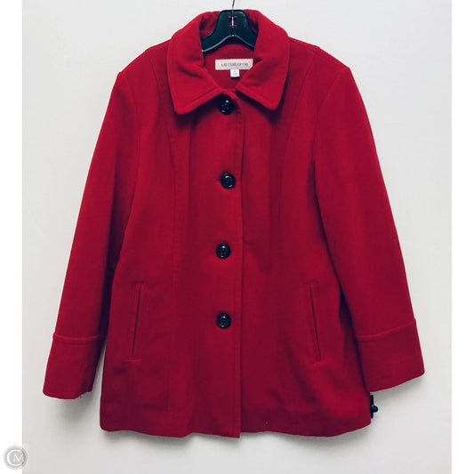 Coat Other By Liz Claiborne In Red, Size: Xl