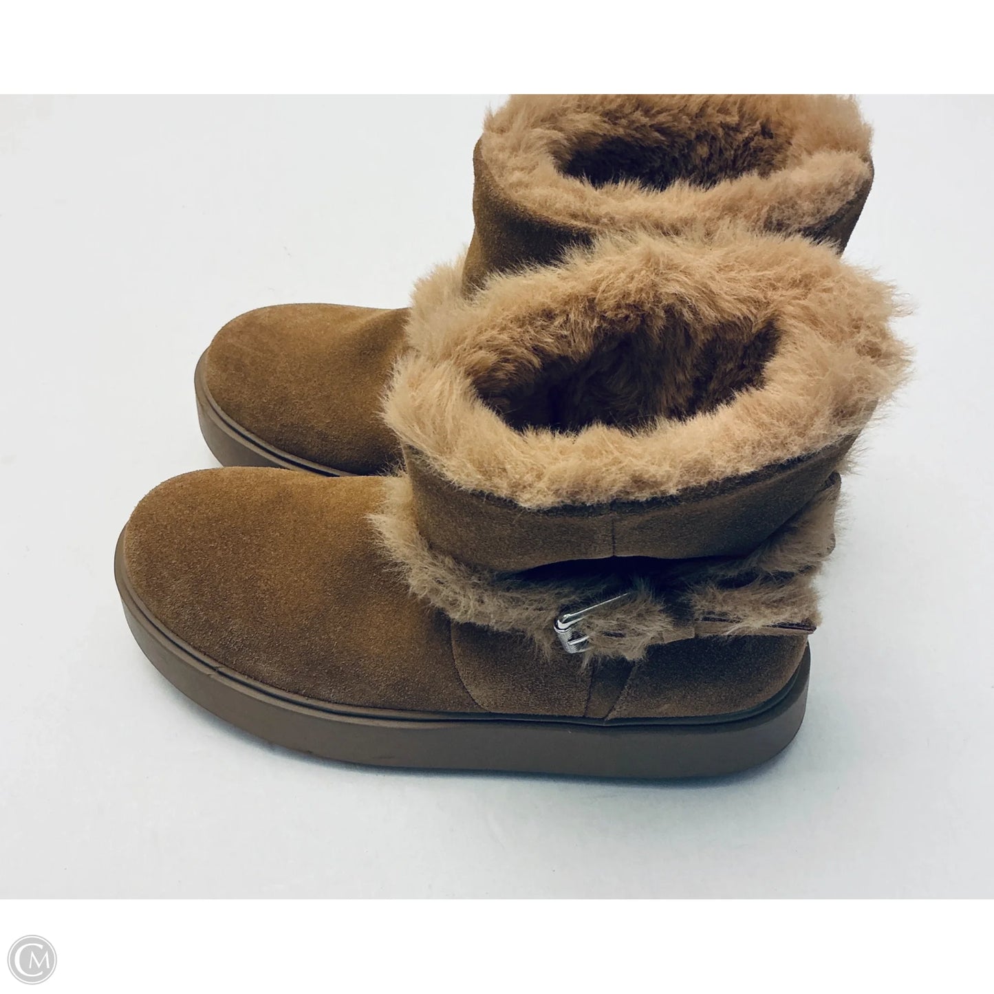 Boots Ankle Flats By Zara In Tan, Size: 9