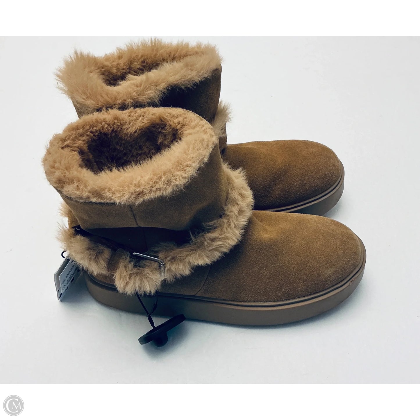 Boots Ankle Flats By Zara In Tan, Size: 9