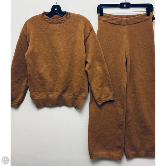 Sweater 2pc By Clothes Mentor In Brown, Size: S