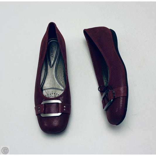 Shoes Flats By Clothes Mentor In Red, Size: 9.5