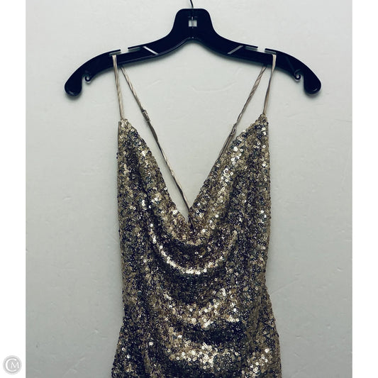 Dress Party Short By Lulus In Gold, Size: Xs
