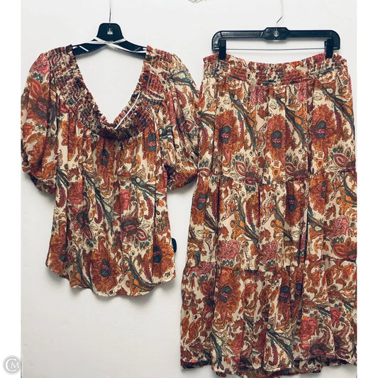 Skirt Set 2pc By Jessica Simpson In Multi-colored, Size: 3x