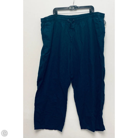 Pants Wide Leg By Amazon Essentials In Navy, Size: 4x