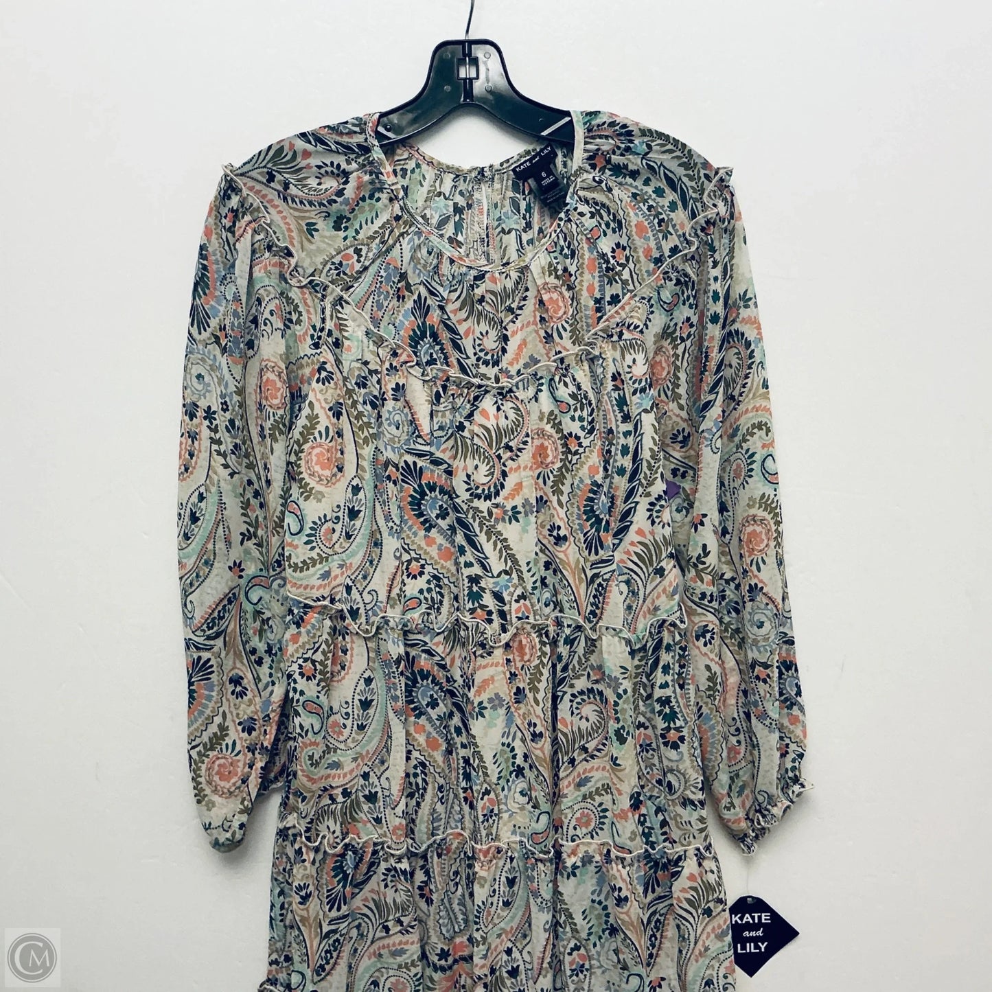 Dress Casual Midi By Kate And Lily In Multi-colored, Size: S