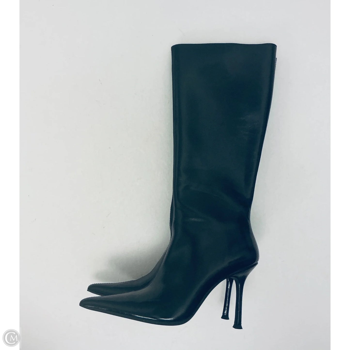 Boots Knee Heels By Jeffrey Campbell In Black, Size: 8