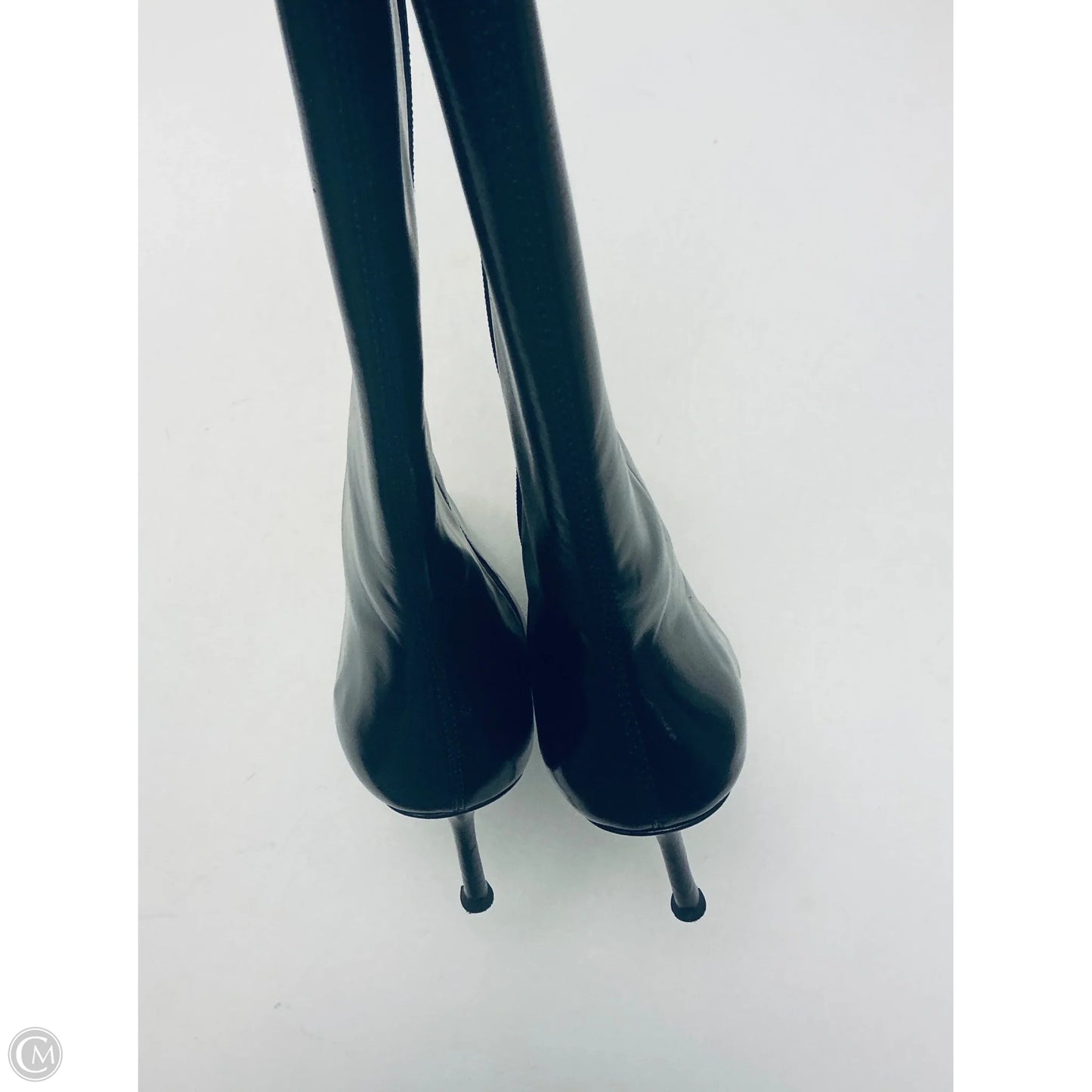 Boots Knee Heels By Jeffrey Campbell In Black, Size: 8