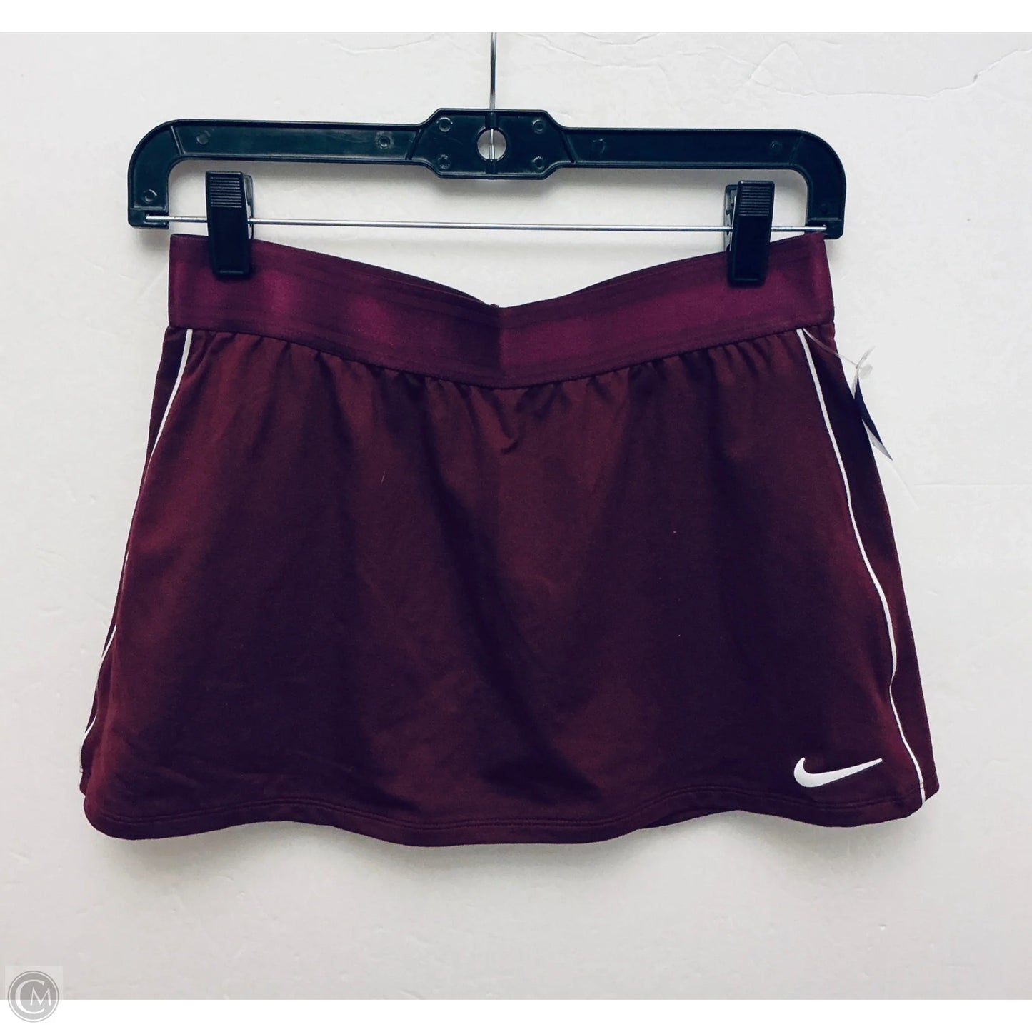 Athletic Skort By Nike Apparel In Maroon, Size: M