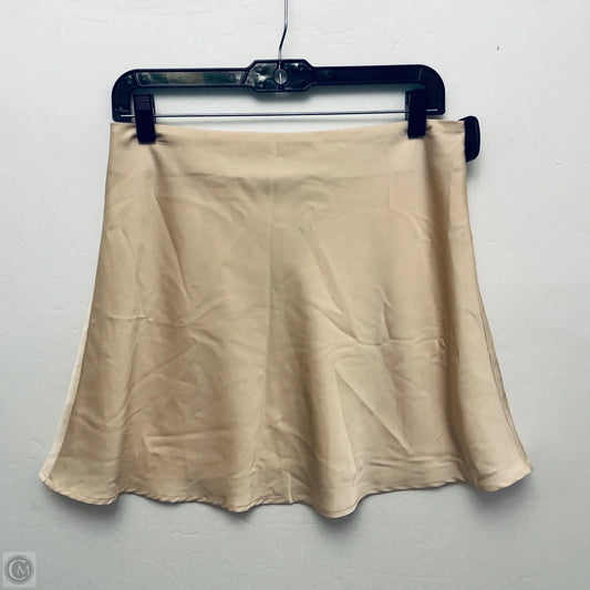 Skirt Mini & Short By Mittoshop In Cream, Size: M