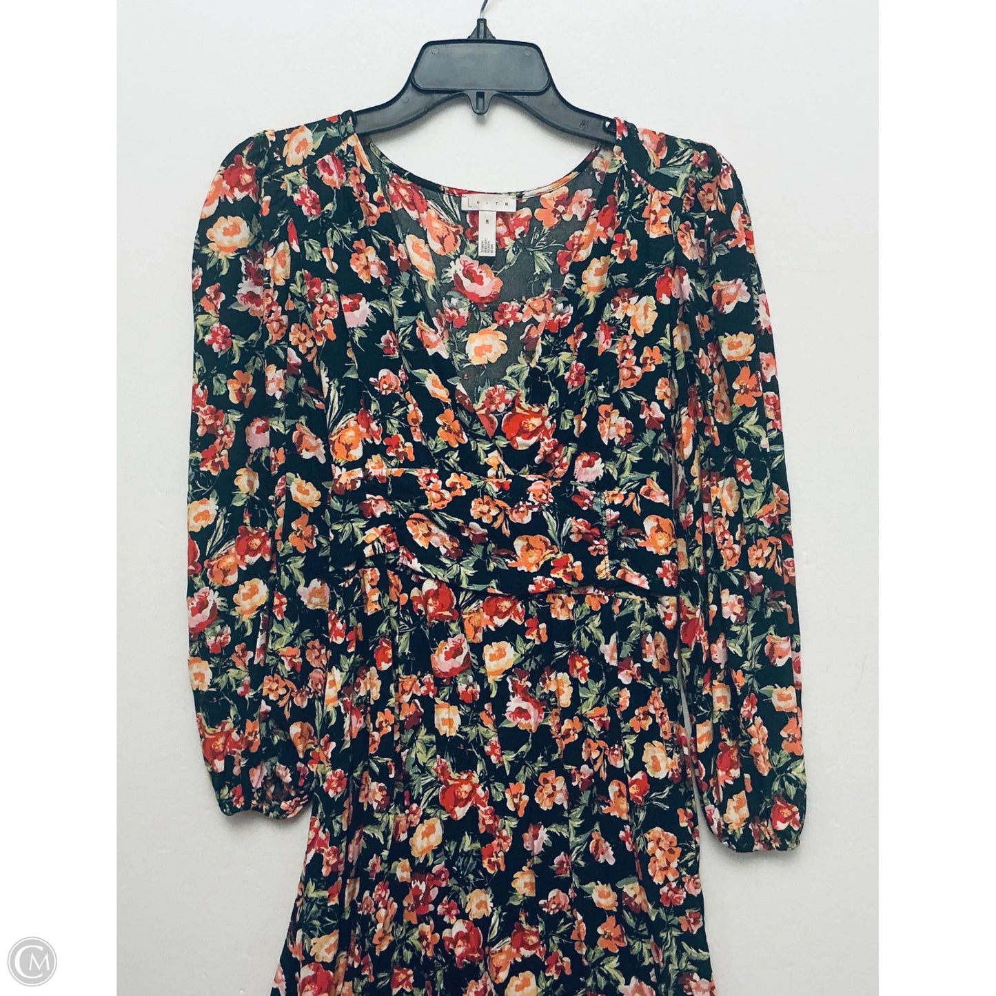 Dress Casual Midi By Leith In Green, Size: M