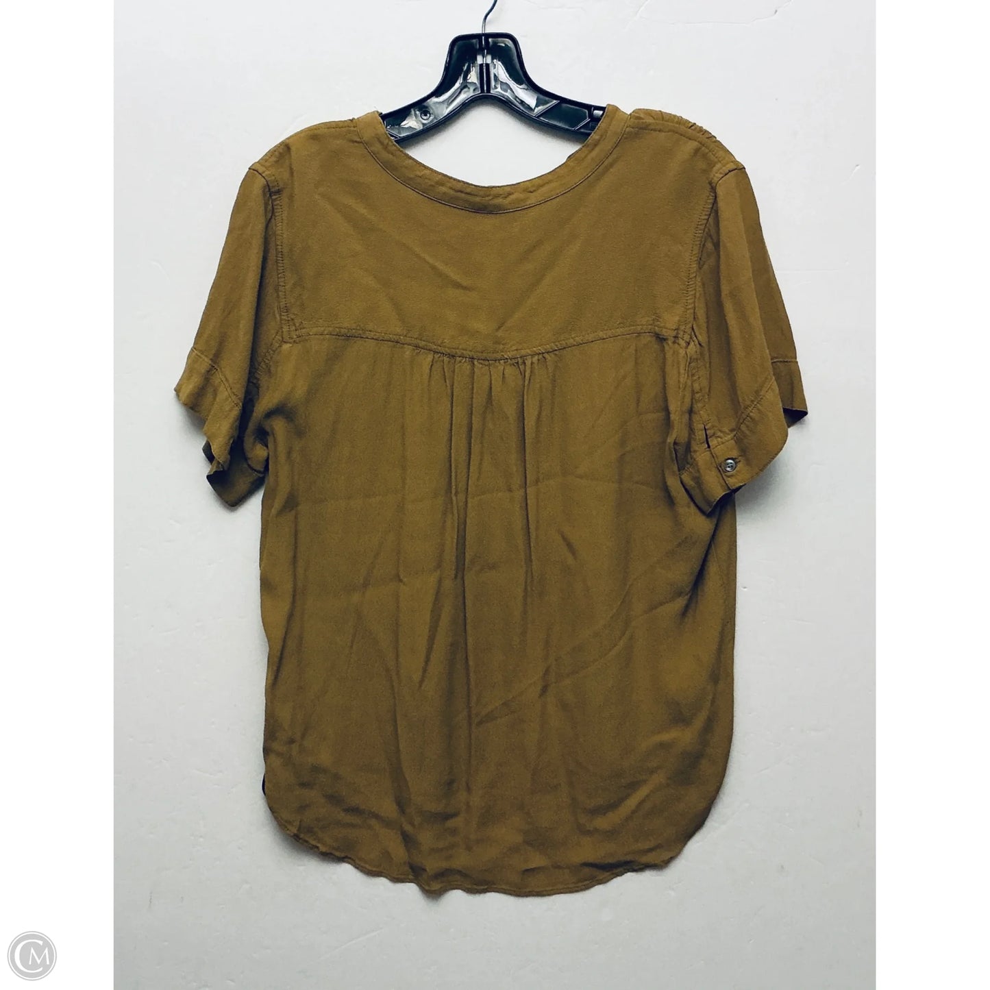 Top Short Sleeve By J. Crew In Chartreuse, Size: M