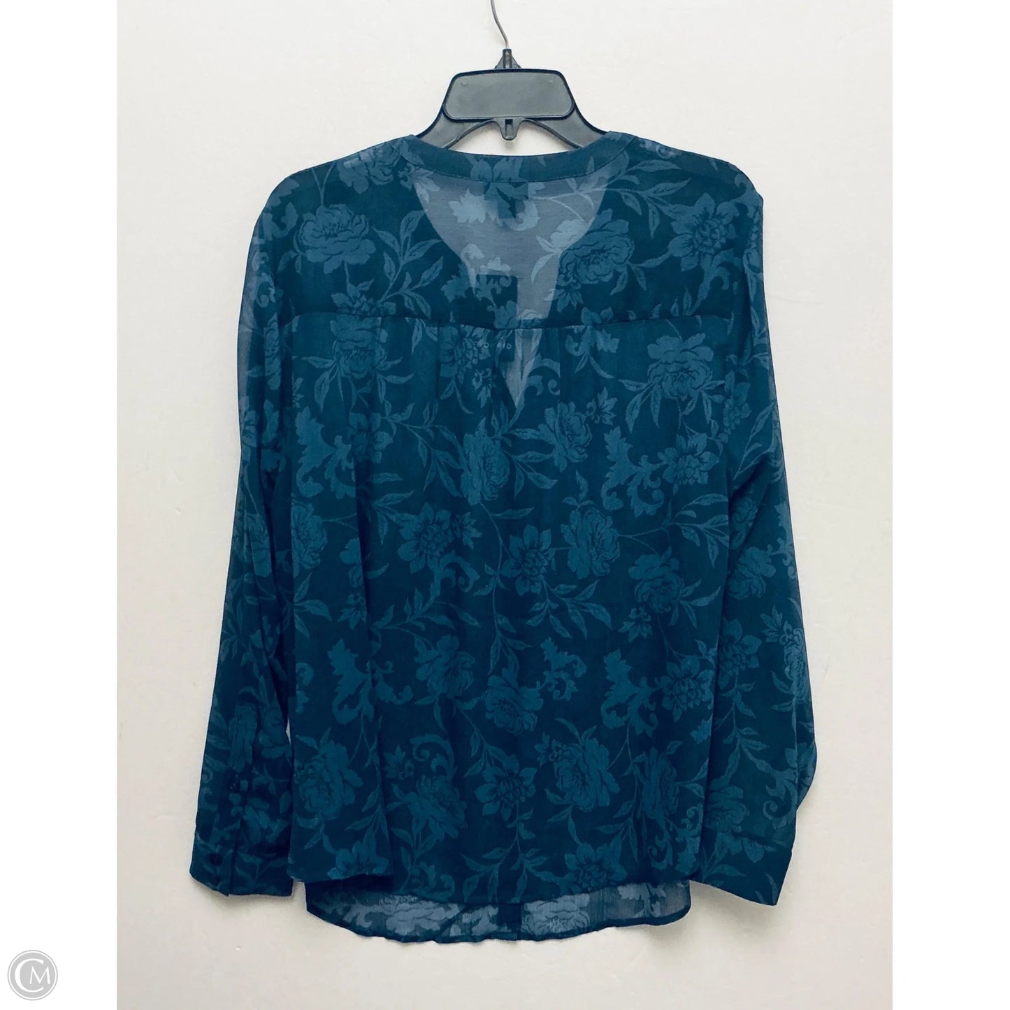 Top Long Sleeve By Torrid In Navy, Size: Xl