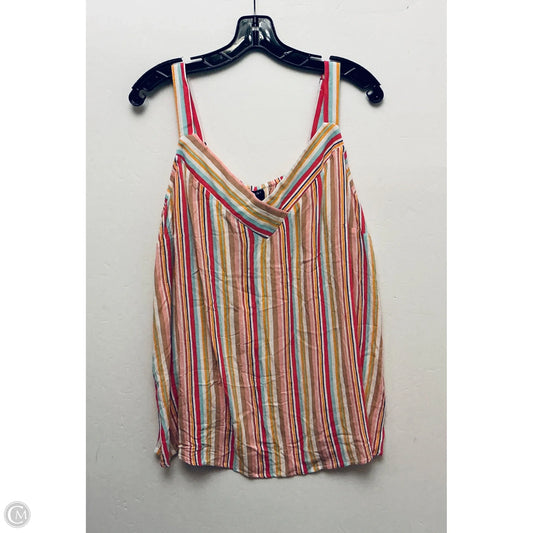 Top Sleeveless By Lane Bryant In Multi-colored, Size: 1x