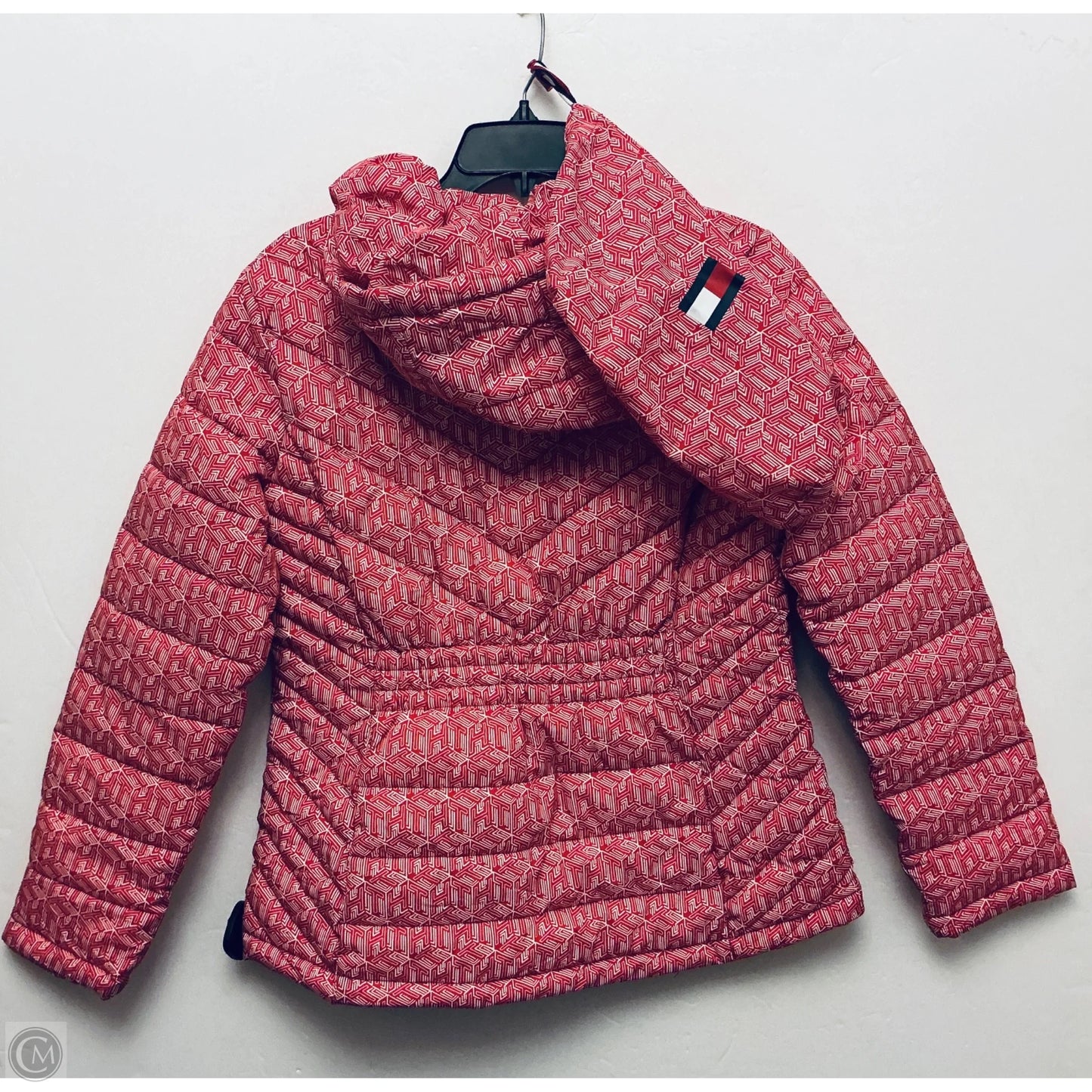 Coat Puffer & Quilted By Tommy Hilfiger In Red, Size: M