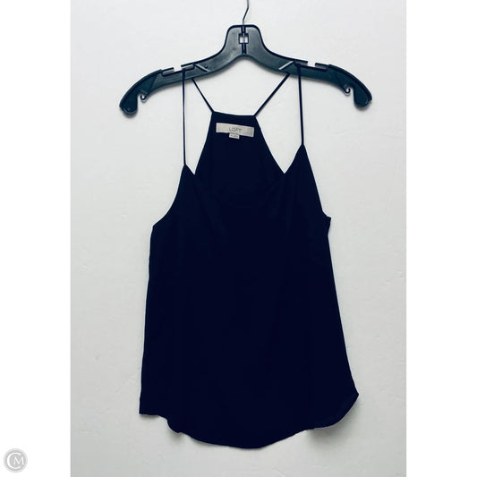 Top Sleeveless By Loft In Black, Size: Xs