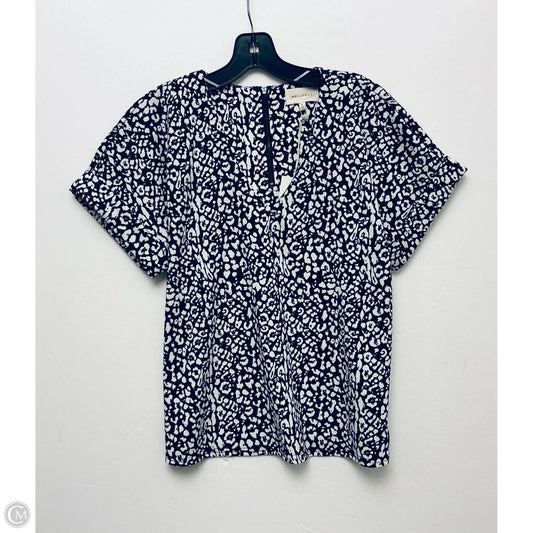 Top Short Sleeve By Melloday In Black & White, Size: S