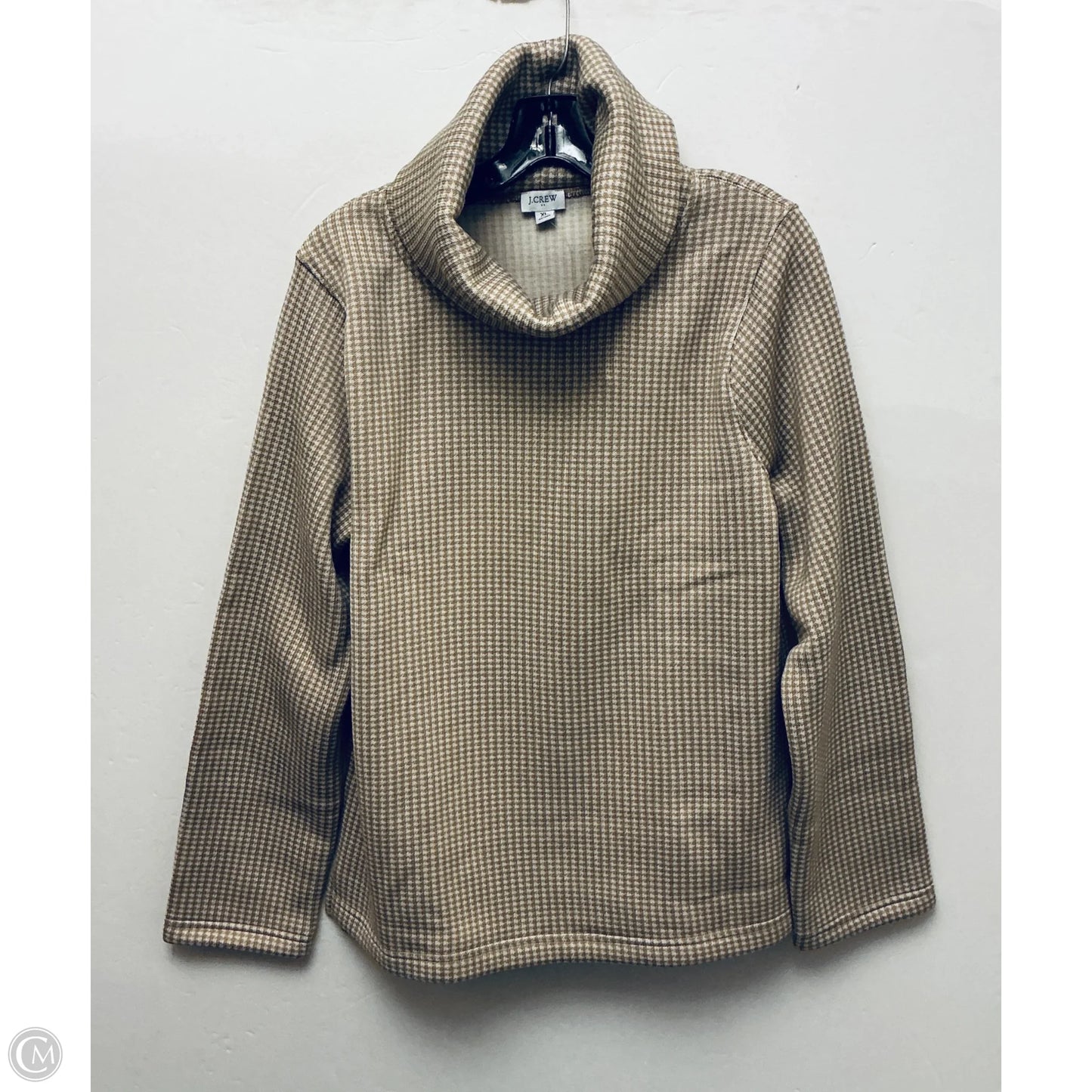 Sweatshirt Collar By J. Crew In Tan, Size: Xl